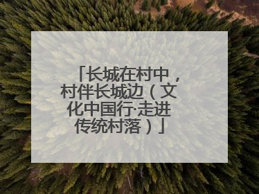 长城在村中，村伴长城边（文化中国行·走进传统村落）