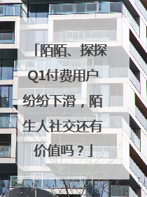 陌陌、探探Q1付费用户纷纷下滑，陌生人社交还有价值吗？