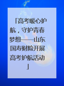 高考暖心护航，守护青春梦想——山东国寿财险开展高考护航活动