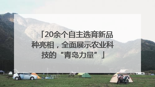 20余个自主选育新品种亮相，全面展示农业科技的“青岛力量”
