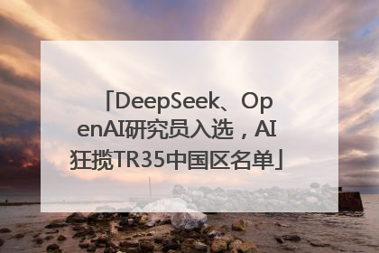 DeepSeek、OpenAI研究员入选，AI狂揽TR35中国区名单